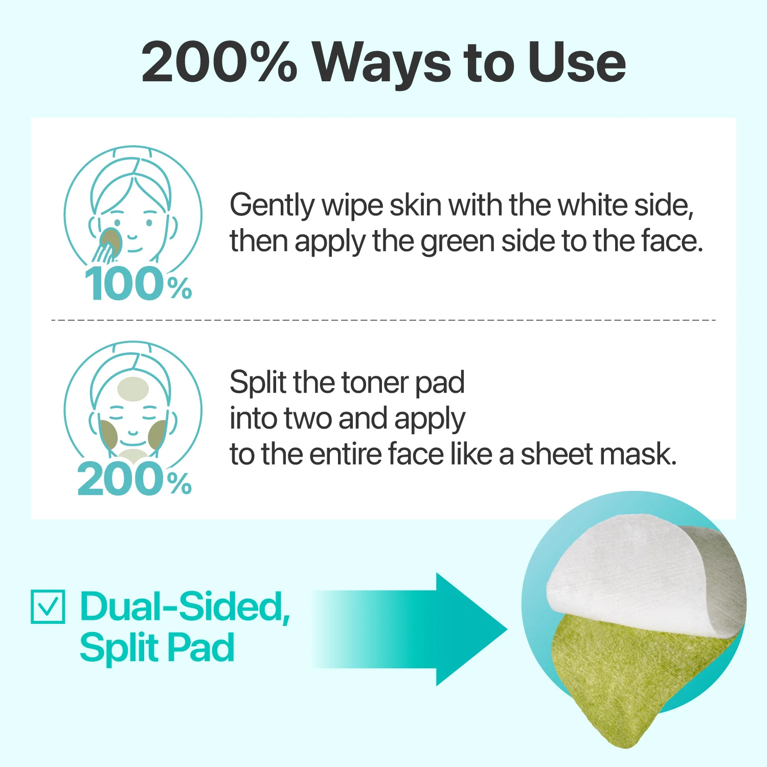 No.1 Centella Re-Leaf Green Toner Pads - Image 8