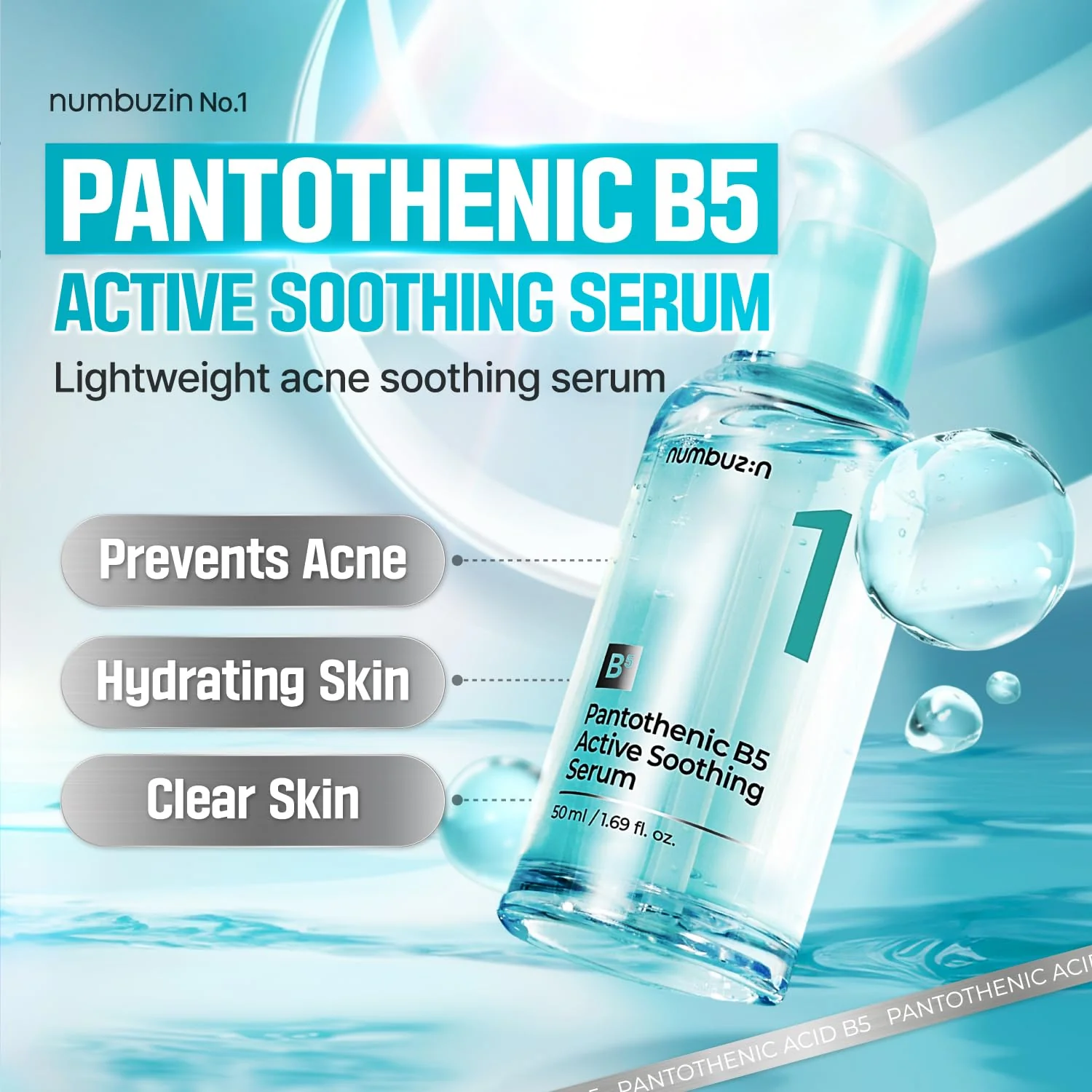 No.1 Pantothenic B5 Active Soothing Serum - Image 3