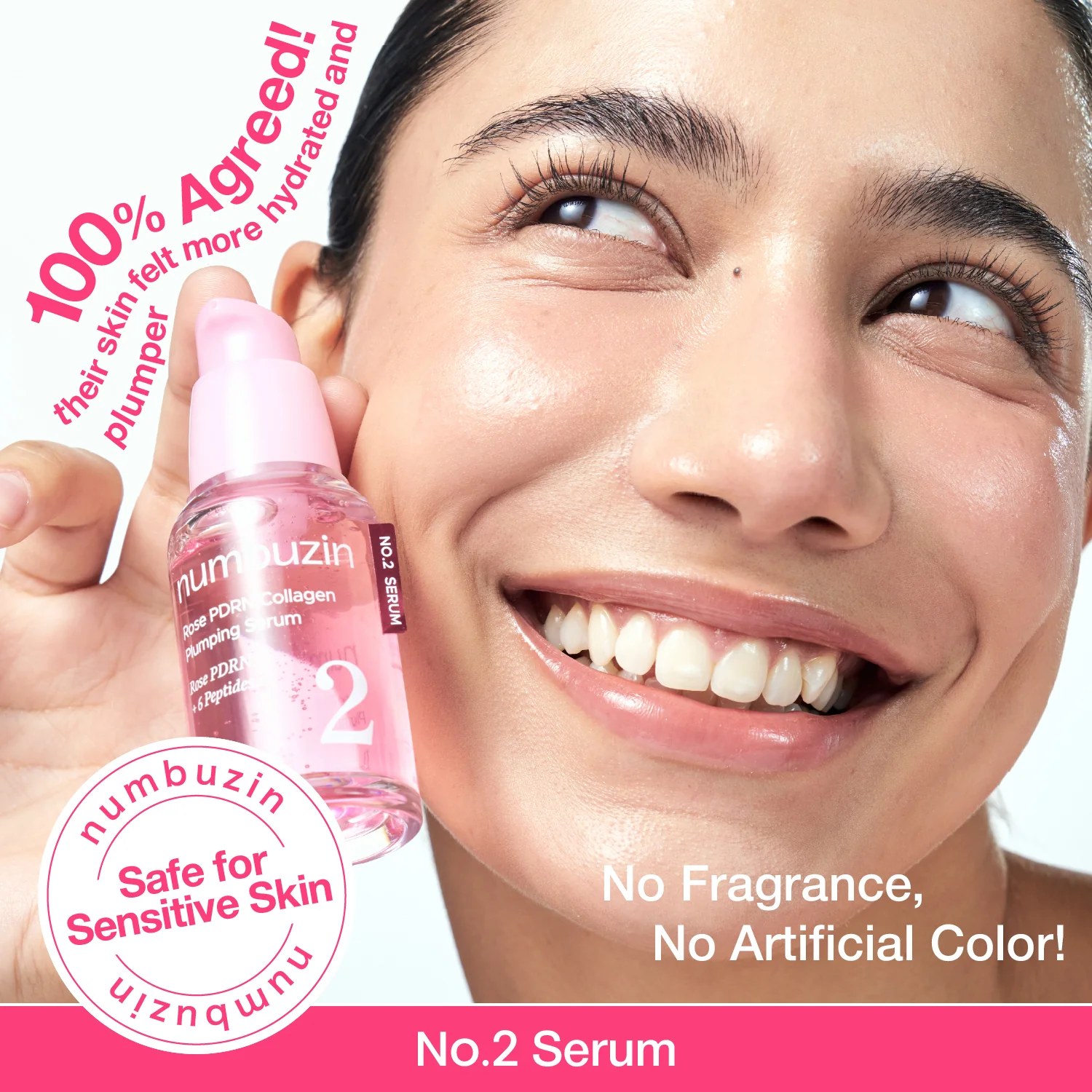 No.2 Rose PDRN Collagen Plumping Serum - Image 5