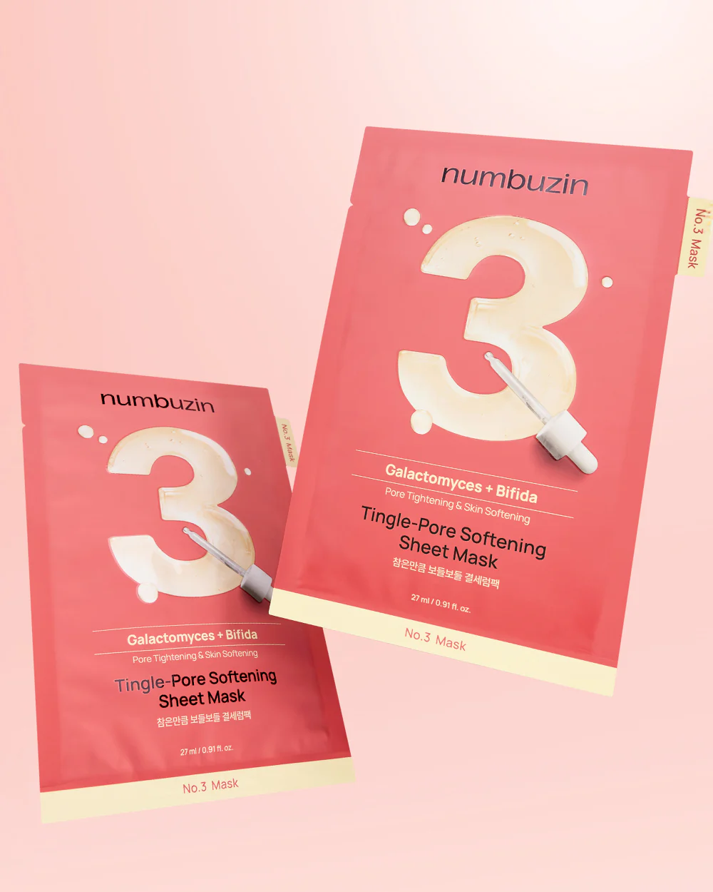 No.3 Tingle-Pore Softening Sheet Mask (5 Sheets) - Image 2