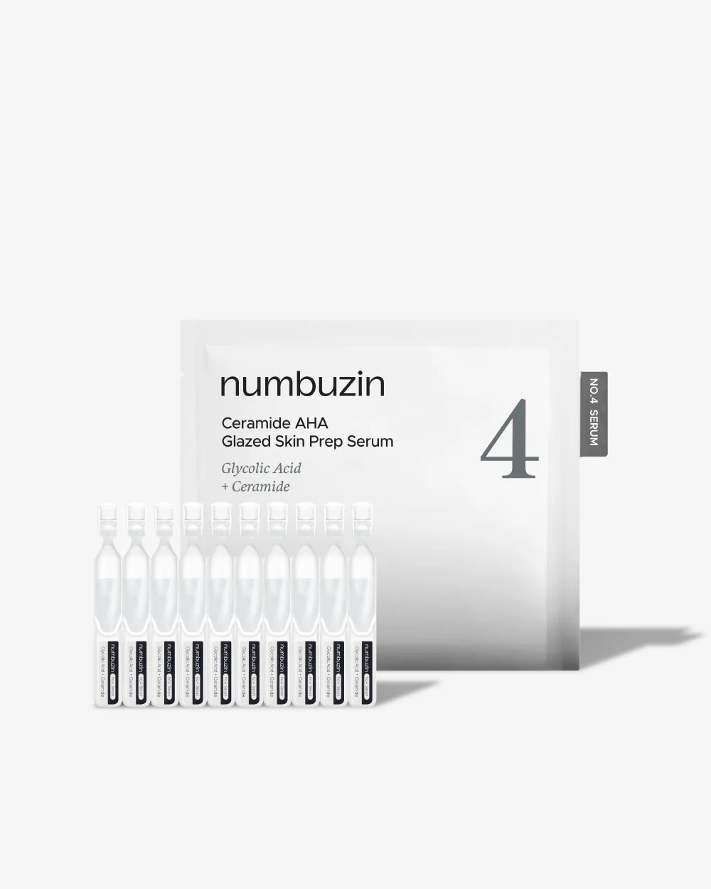 No.4 Ceramide AHA Glazed Skin Prep Serum Mini Kit (1.3ml*10EA)