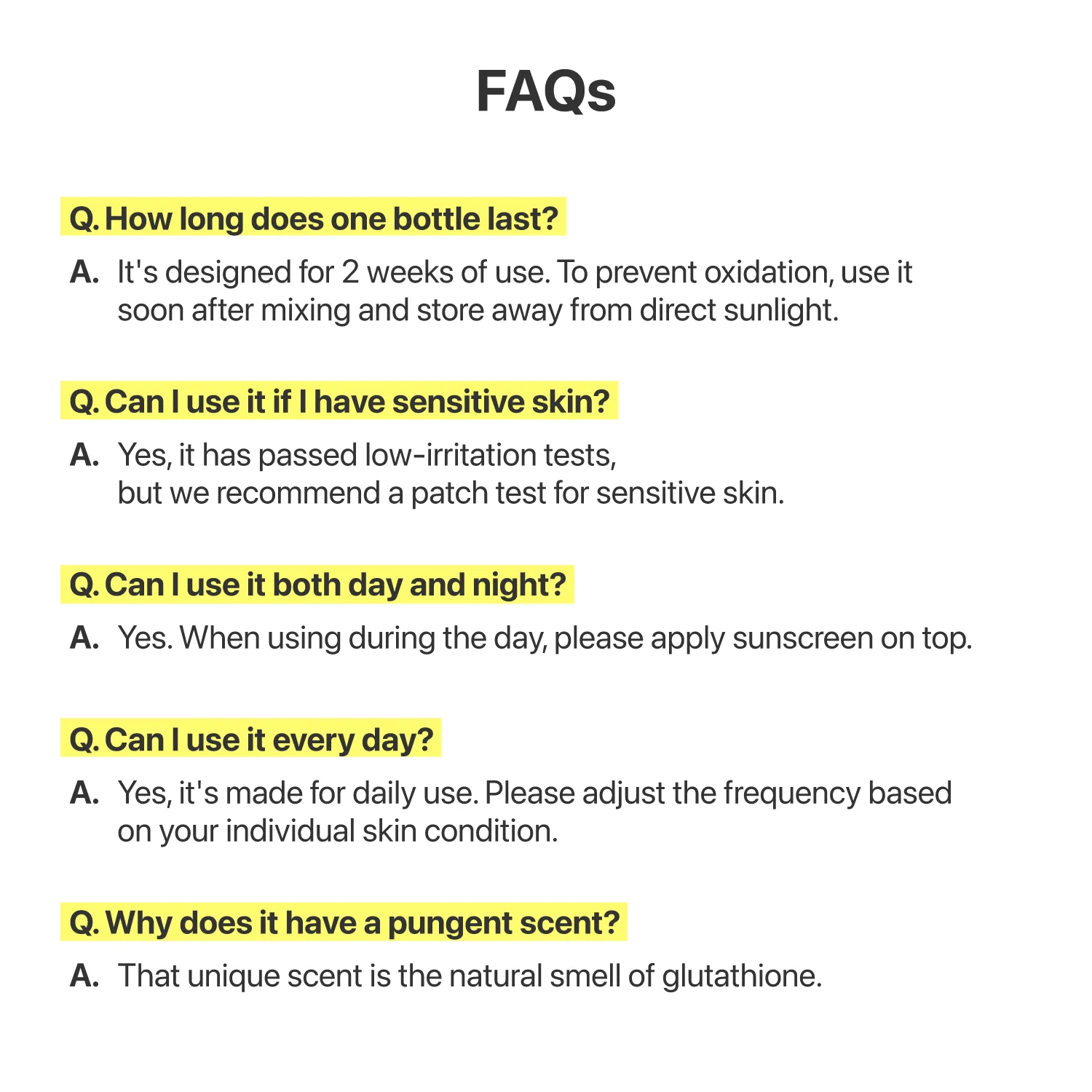 No.5 Glutathione TXA Advanced Dark Spot Ampoule Concentrate - Image 12