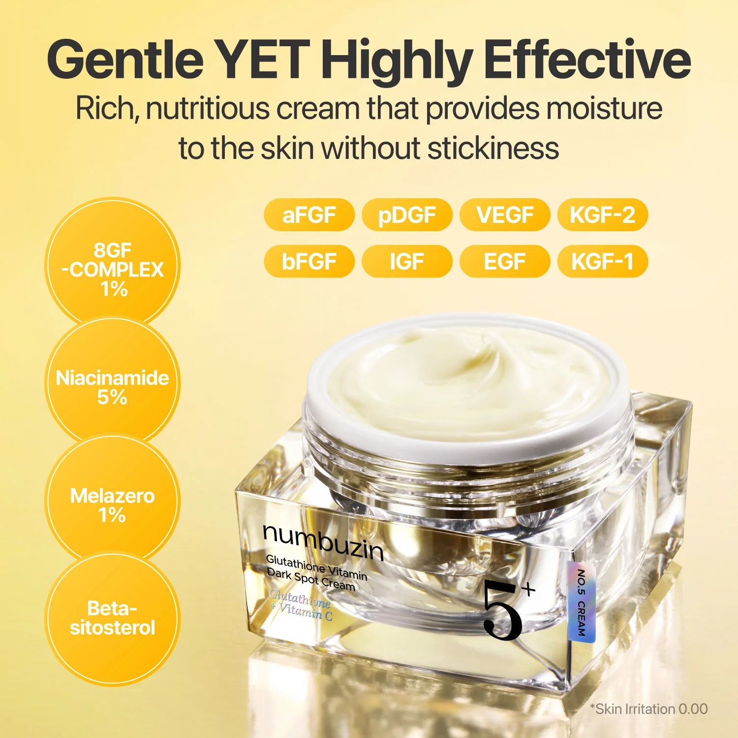 No.5+ Glutathione Vitamin Dark Spot Cream - Image 6