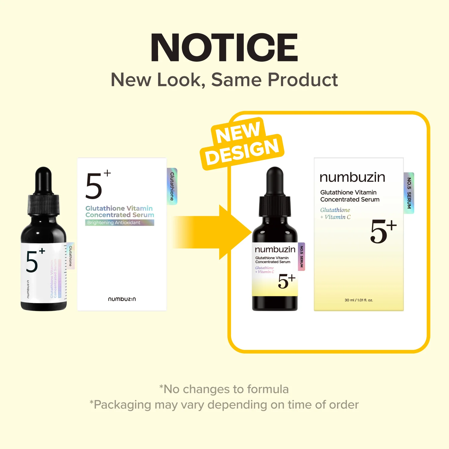 No.5+ Glutathione Vitamin Concentrated Serum - Image 3