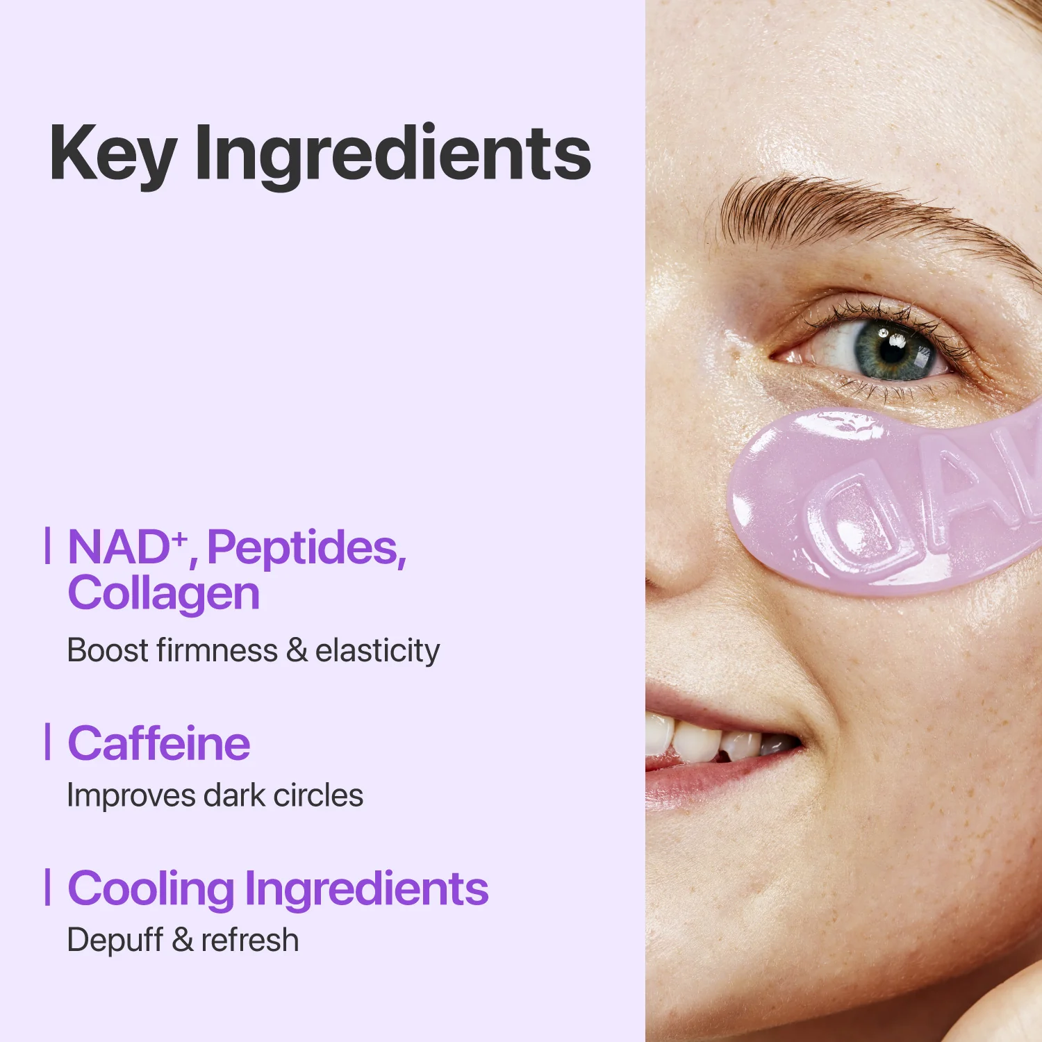 No.9 NAD+ Collagen Under Eye Patches (5 Pairs) - Image 5