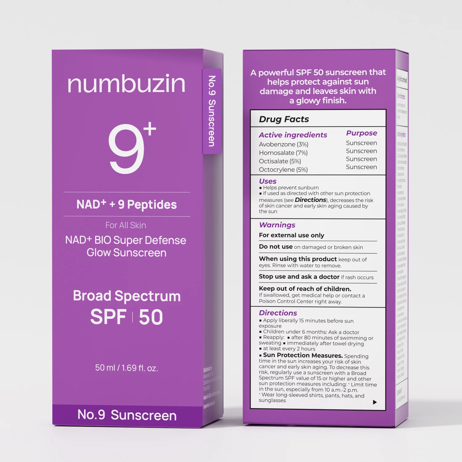 No.9 NAD+ BIO Super Defense Glow Sunscreen - Image 11